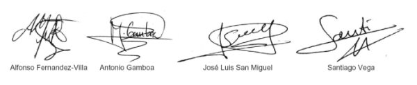 Firmas fundadores S.I.M.E